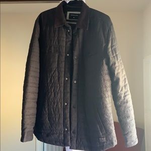 CHARCOAL GRAY MENS QUICKSILVER JACKET